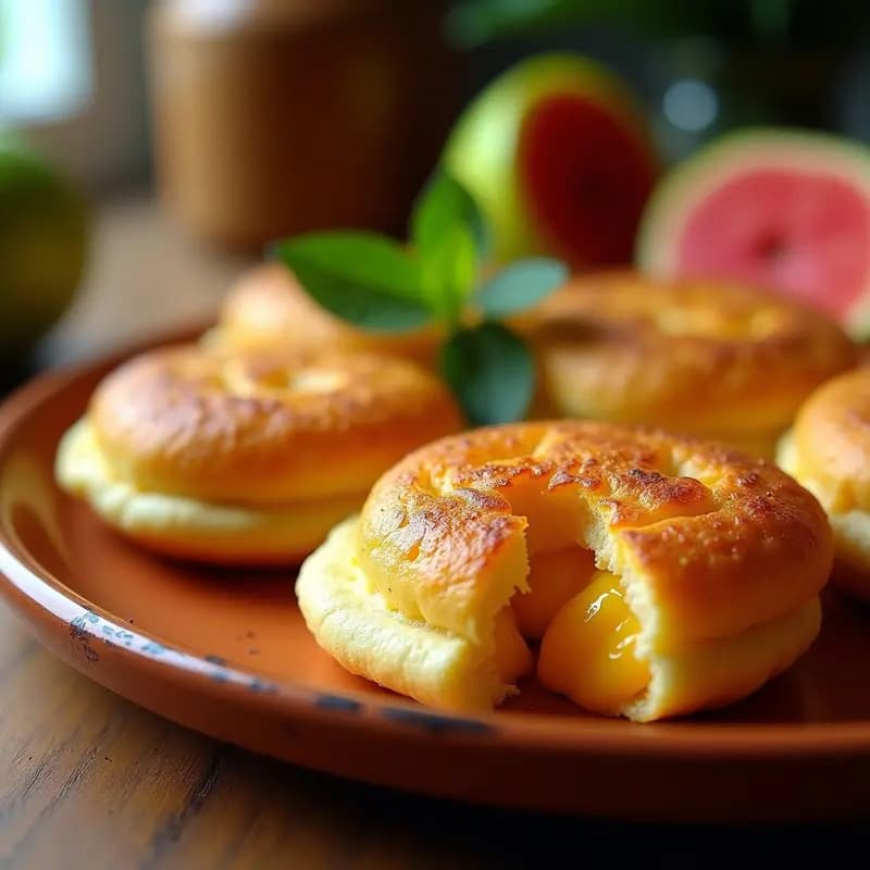 Arepas Dulces de Queso y Guayaba: Desayuno Colombiano en Airfryer Sin Harina