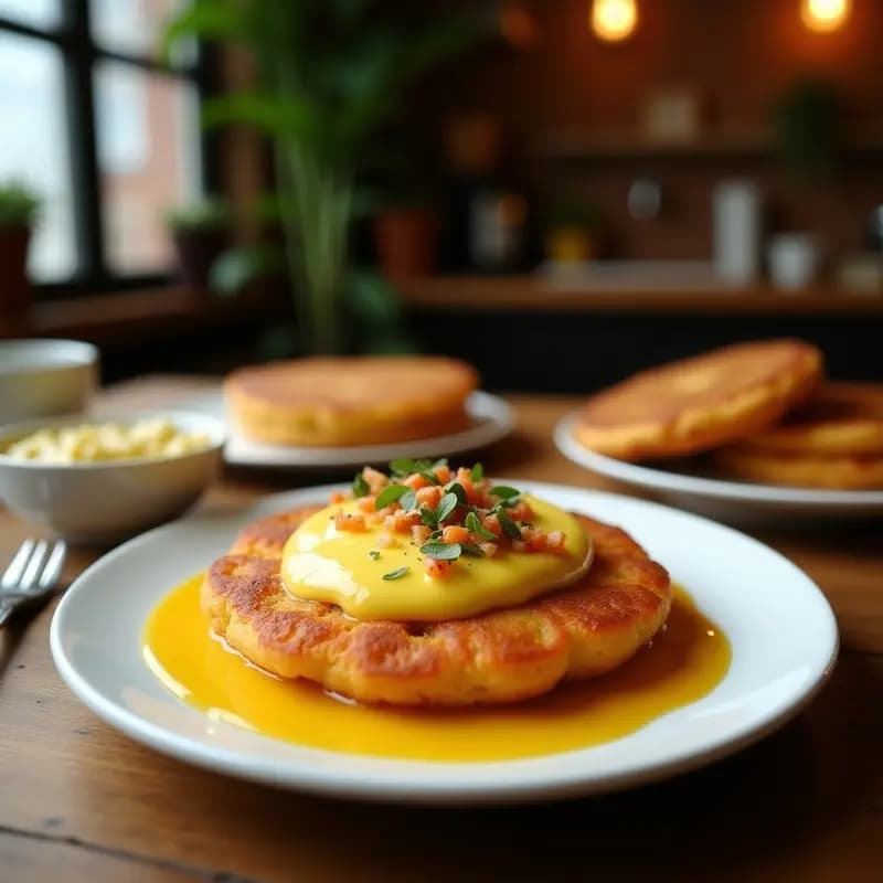 Arepas de Harina de Maíz con Queso Frito: Receta Venezolana Crujiente y Reconfortante
