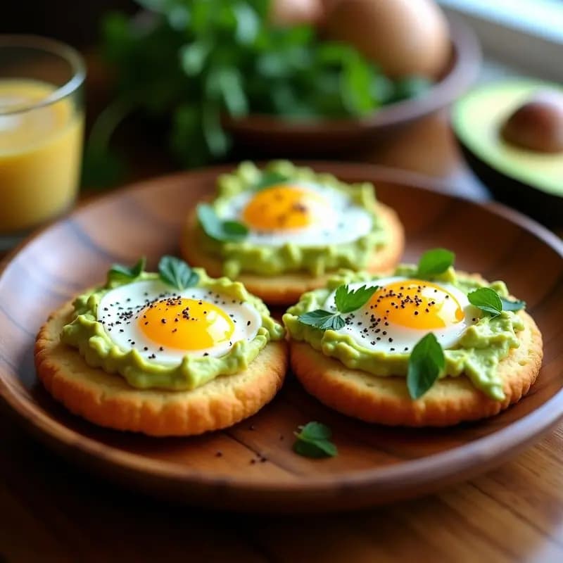 Arepas Colombianas Rellenas de Huevo y Aguacate: Receta en Airfryer con Masa de Maíz Blanco