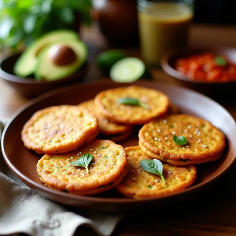 Arepas de Lentejas Rojas y Espinacas: Receta Vegana Colombiana Sin Maíz