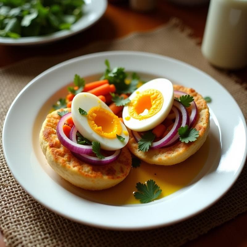 Arepas Rellenas de Huevos en Escabeche: Receta Colombiana Express en 30 Minutos
