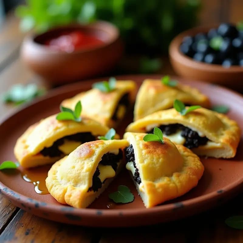 Arepas de Maíz Blanco con Relleno de Queso Fresco y Huitlacoche: Receta Mexicana Gourmet