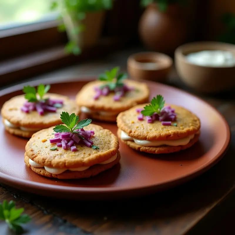 Arepas de Maíz Morado y Queso de Anacardo: Desayuno Venezolano Vegano y Sin Gluten