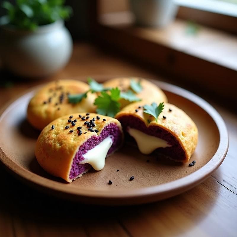 Arepas de Maíz Morado con Queso de Cabra: Receta Venezolana en Airfryer y Sin Gluten