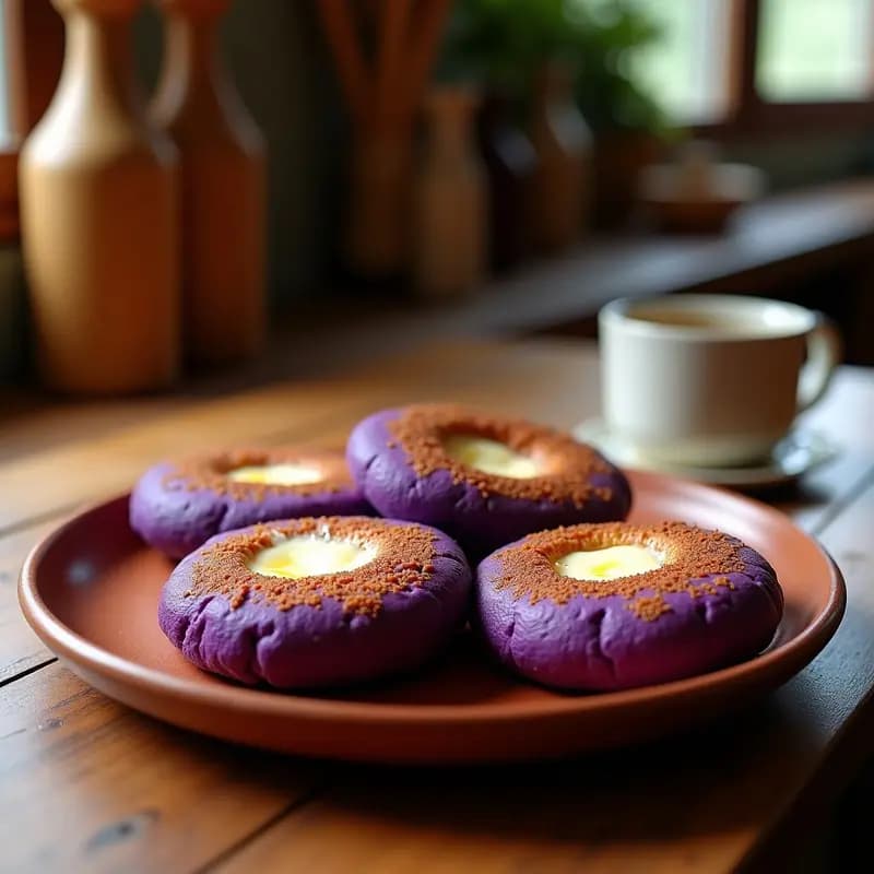Arepas de Maíz Morado Rellenas de Queso de Vaca: Receta Colombiana en Airfryer