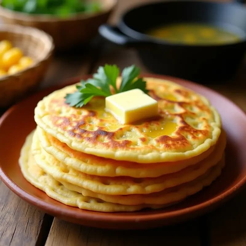 Arepas de Maíz tierno y Queso Quesillo: Receta Venezolana Tradicional en Sartén