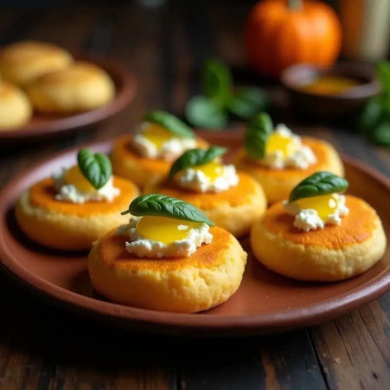 Arepas de Maíz Tierno con Relleno de Aggie (Auyama) y Queso de Cabra: Receta Venezolana Gourmet