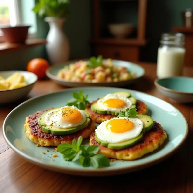 Arepas de Maíz Tierno Rellenas de Aguacate y Huevos: Receta Venezolana Keto