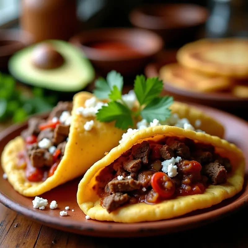 Arepas de Maíz Tierno Rellenas de Tiritas de Res: Receta Venezolana Tradicional