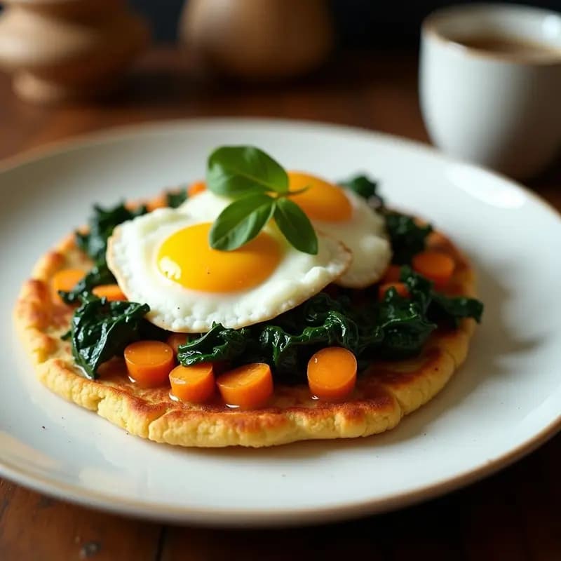 Arepas de Ñame y Espinacas: Desayuno Colombiano Sin Gluten y Rico en Hierro