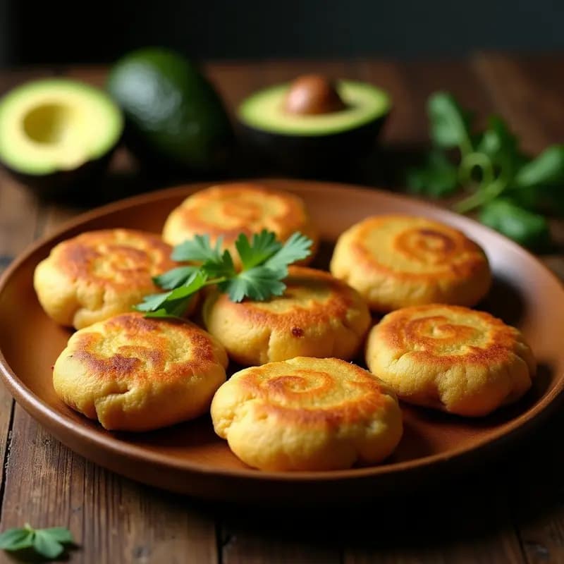 Arepas de Ñame y Espinacas: Receta Colombiana Sin Harina de Maíz y Keto