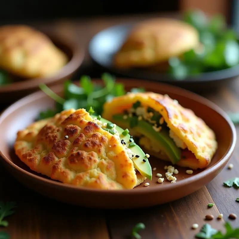 Arepas de Ñame con Relleno de Fogaza y Aguacate: Receta Venezolana Sin Gluten y Crujiente