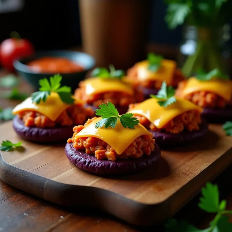 Arepas de Ñame Rellenas de Pollo Guisado y Queso Guaribe: Receta Dominicano-Venezolana Fusion