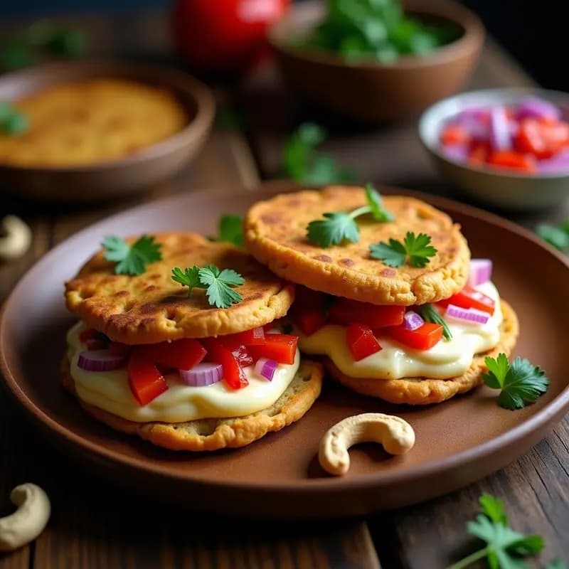 Arepas de Ñame y Queso de Anacardos: Versión Vegana y Sin Gluten de un Clásico