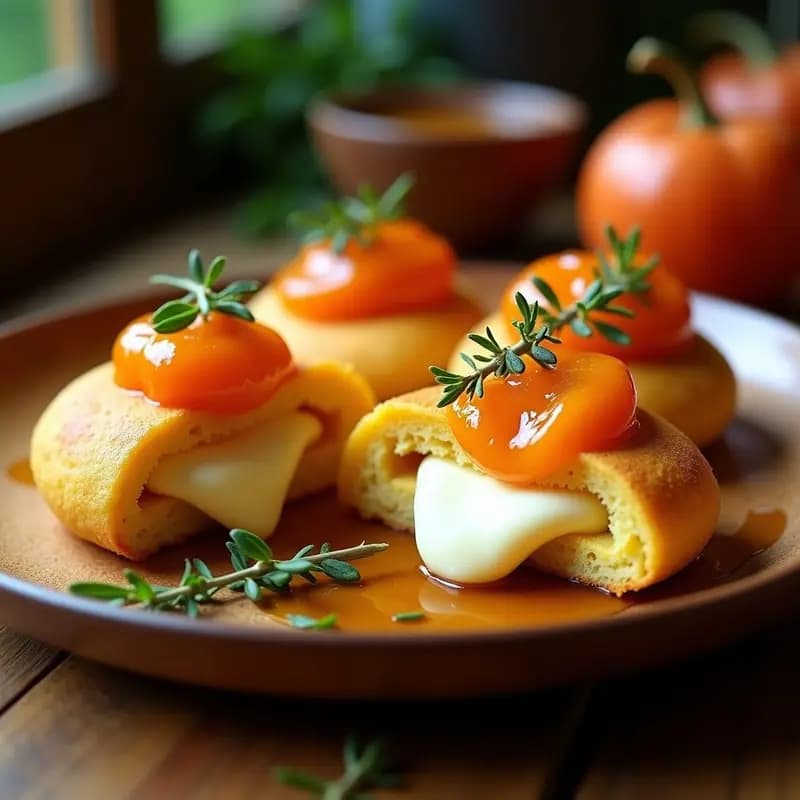 Arepas de Ñame con Relleno de Queso de Cabra y Mermelada de Boniato: Desayuno Colombiano Gourmet