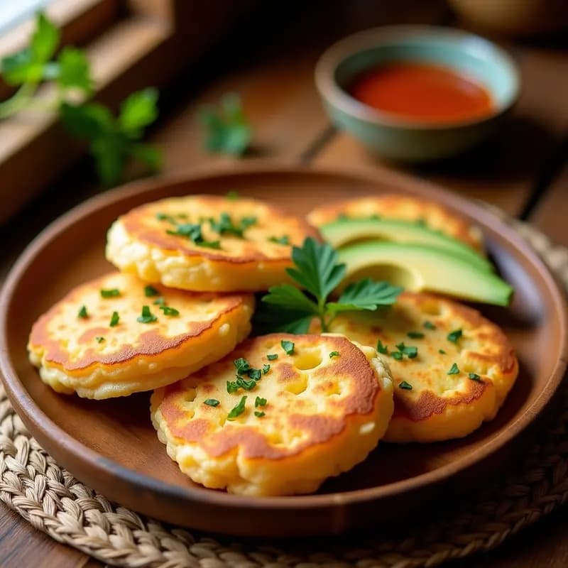 Arepas de Ñame y Queso Costeño: Desayuno Colombiano Sin Gluten y Crujiente en Airfryer