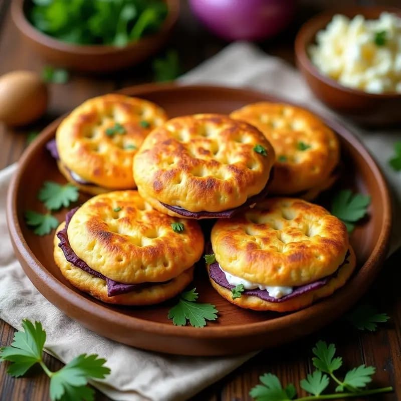Arepas de Ñame y Queso de Soja: Receta Colombiana Sin Lactosa en Airfryer
