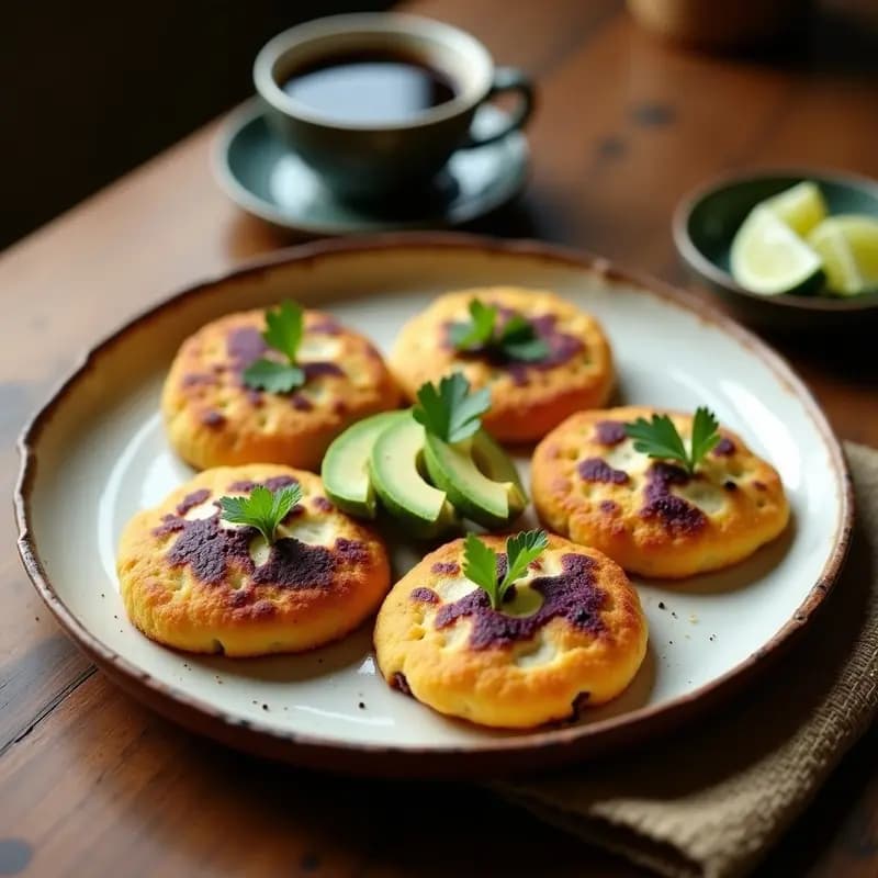 Arepas de Ñame y Queso de Soja: Desayuno Colombiano Vegano y Keto