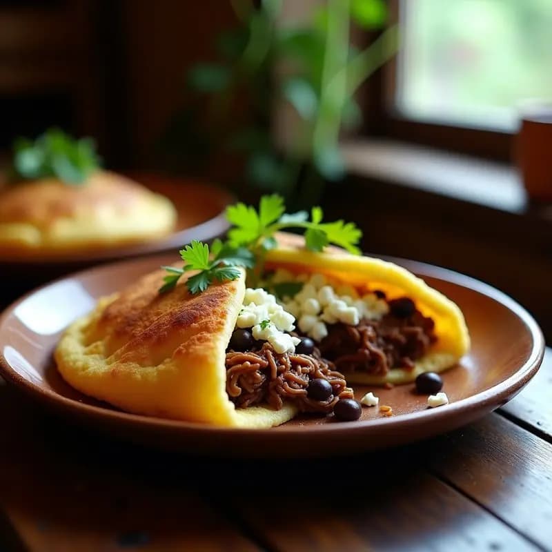 Arepas Rellenas de Pabello Venezuela con Carne Mechada: Receta Tradicional en 30 Min
