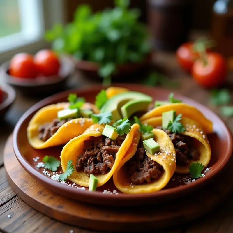 Arepas de Plátano Macho Rellenas de Carne Desmenuzada: Receta Venezolana en Airfryer