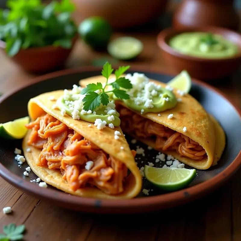 Arepas Rellenas de Pollo Desmechado y Guasacaca: Receta Venezolana Tradicional en Plancha