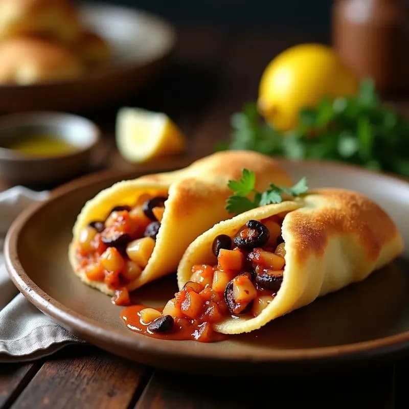 Arepas Rellenas de Pulpo a la Gallega: Receta Fusion Colombiana-Española en 20 Minutos
