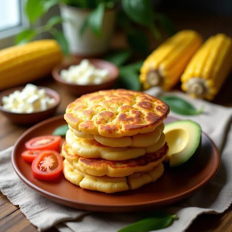 Arepas de Queso Blanco y Maíz Tierno: Receta Colombiana en Airfryer Sin Aceite