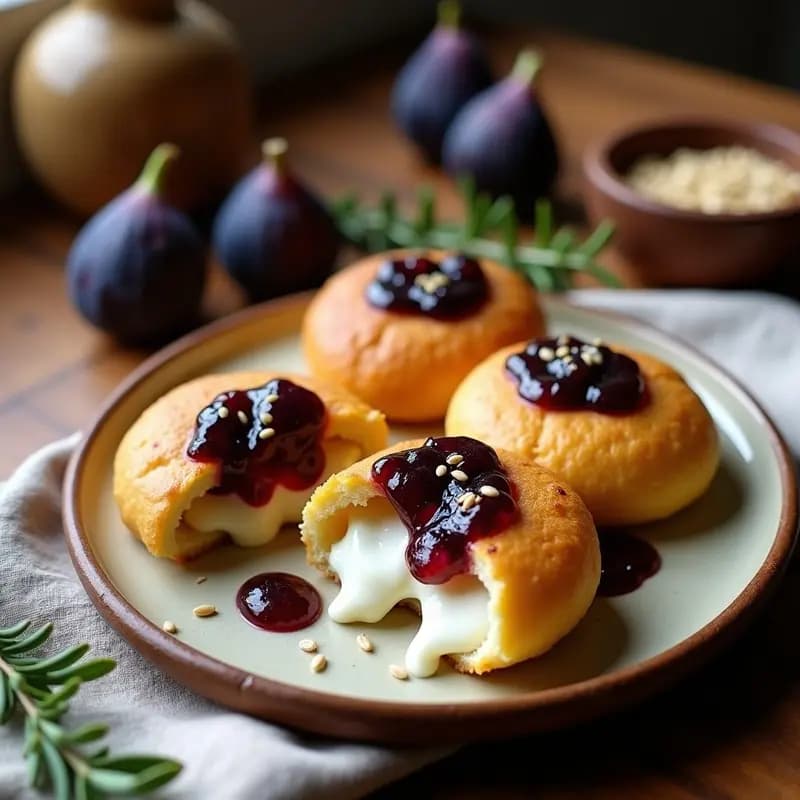 Arepas Rellenas de Queso de Cabra y Mermelada de Higo: Receta Colombiana Dulce y Salada