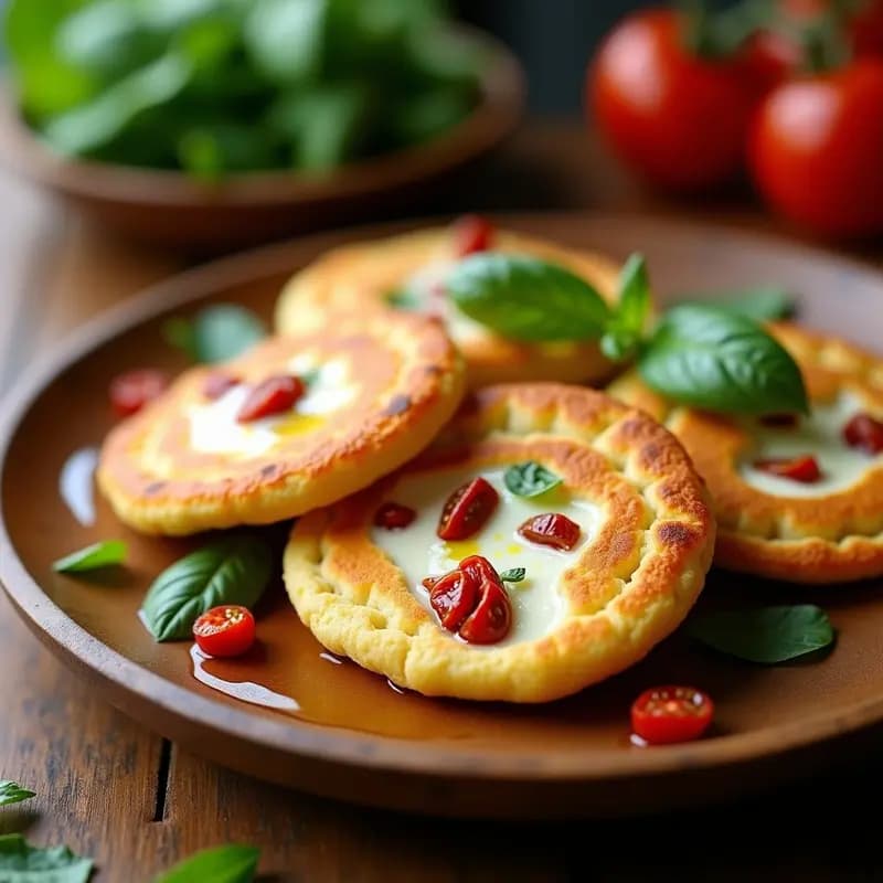 Arepas de Queso de Cabra y Tomates Secos: Desayuno Venezolano Sin Gluten en Thermomix