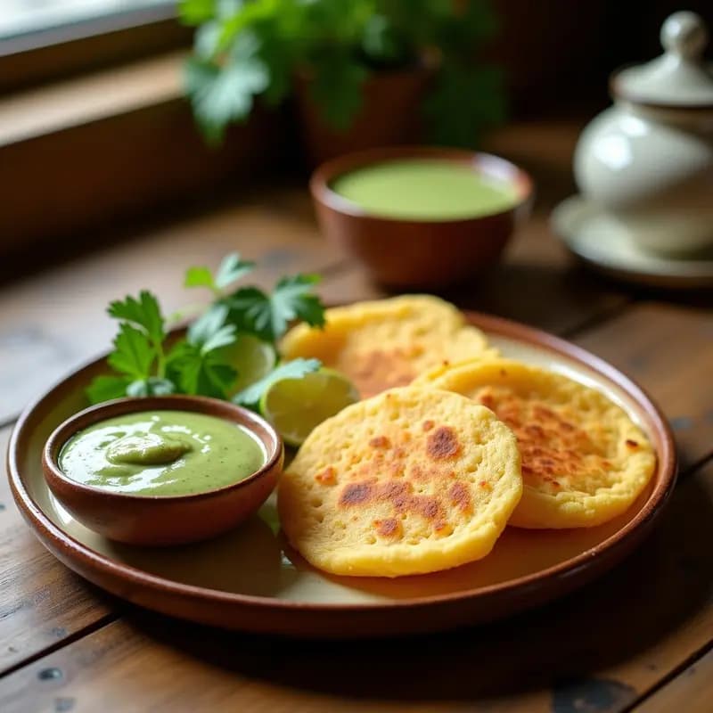Arepas de Queso Blancas con Guasacaca: Desayuno Venezolano Tradicional en Airfryer