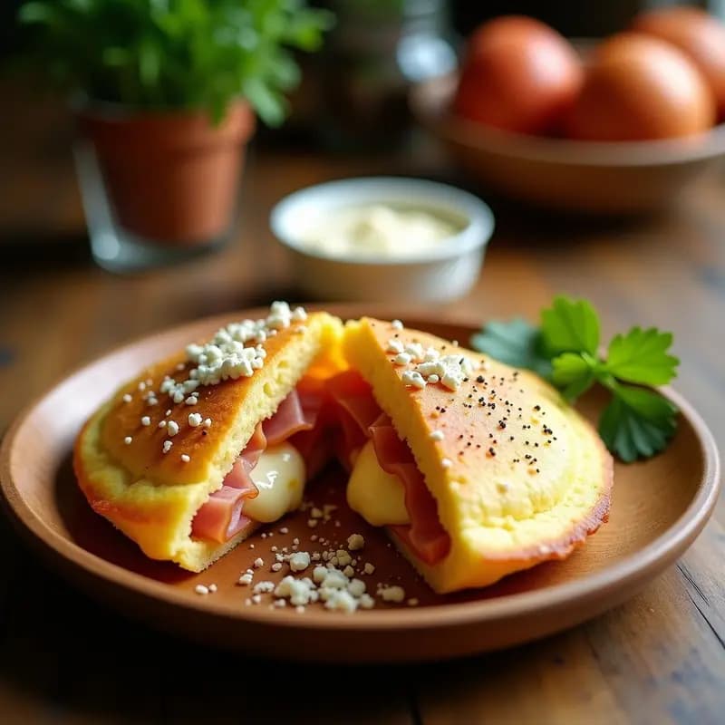 Arepas de Queso de Guayaba y Jamón Serrano: Receta Venezolana Dulce y Salada