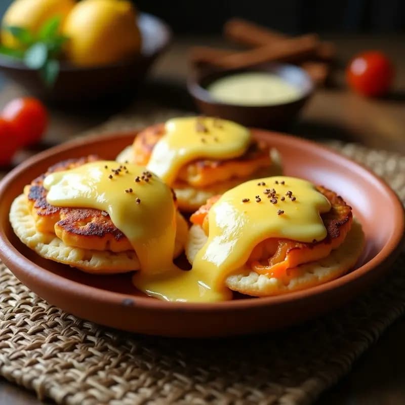 Arepas de Queso Guyanés con Relleno de Carite: Receta Venezolana Crujiente y Fundida