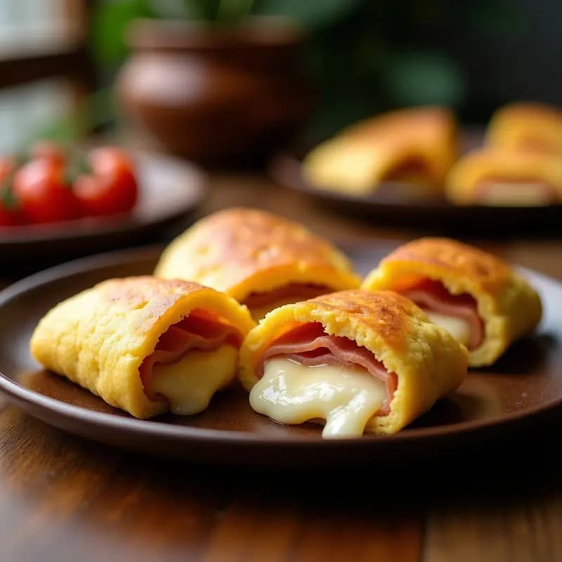 Arepas de Maíz Macizo con Relleno de Queso de Hebra y Jamón: Desayuno Venezolano en 20 Minutos