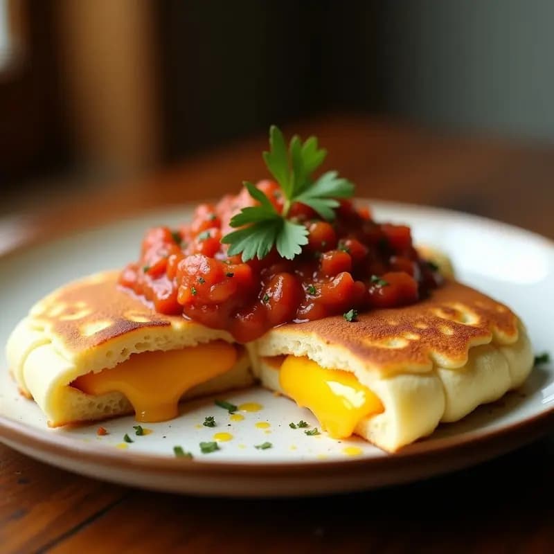 Arepas de Queso con Hogao Criollo: Desayuno Colombiano Tradicional en 15 Minutos