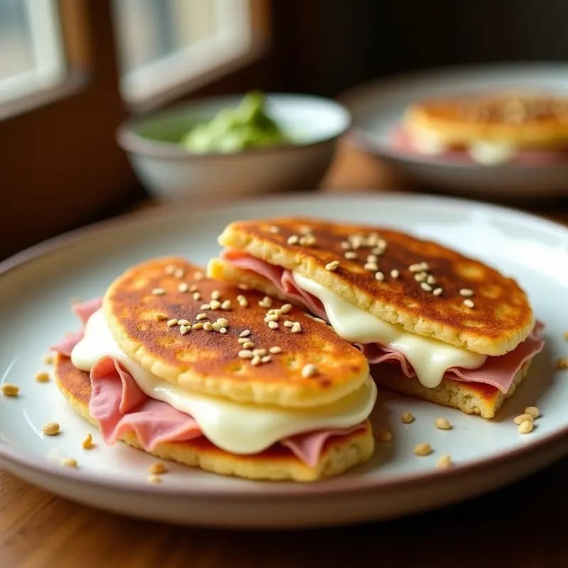 Arepas de Queso y Jamón York: Desayuno Venezolano Rápido y Sabroso