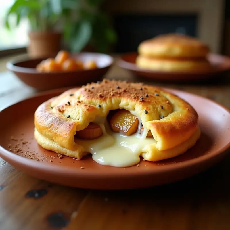 Arepas Venezuelanas de Queso Blanco y Plátano Maduro: Desayuno Energético en Airfryer