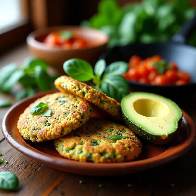 Arepas de Quinoa y Espinaca: Receta Colombiana Sin Maíz y Sin Gluten en Sartén