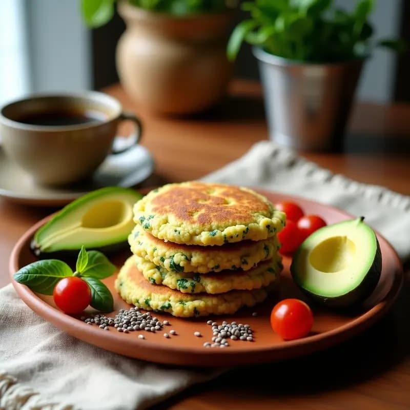 Arepas de Quinoa y Espinacas: Desayuno Venezolano Sin Gluten y Alto en Hierro