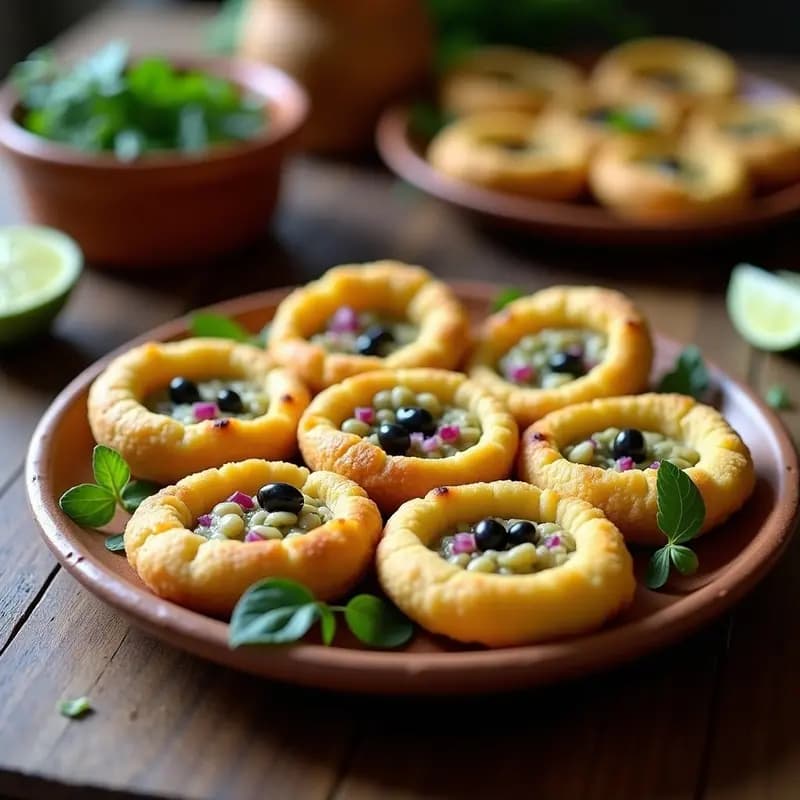 Arepas de Quinoa Rellenas de Peso de pallar: Receta Peruana Sin Gluten
