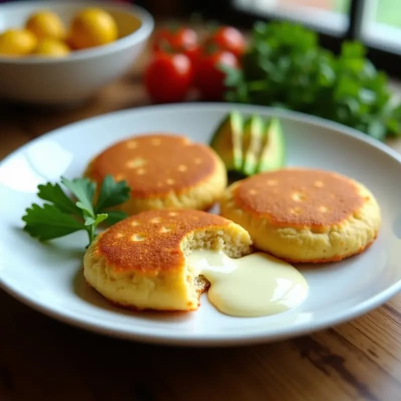 Arepas de Quinoa y Queso Blanco: Desayuno Venezolano Proteico en Airfryer