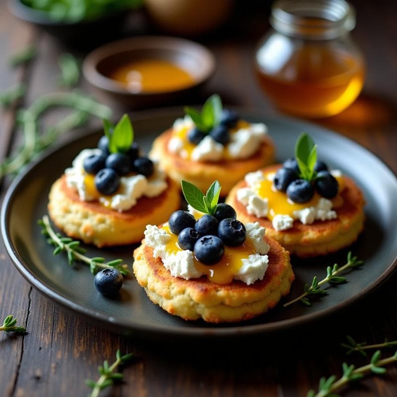 Arepas Rellenas de Queso de Cabra y Arándanos: Receta Venezolana Innovadora en 25 Minutos
