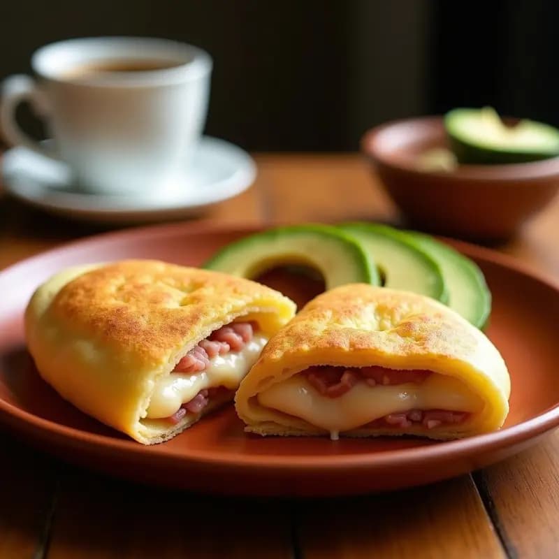 Arepas Rellenas de Queso y Jamón: Receta Colombiana para Desayuno o Cena