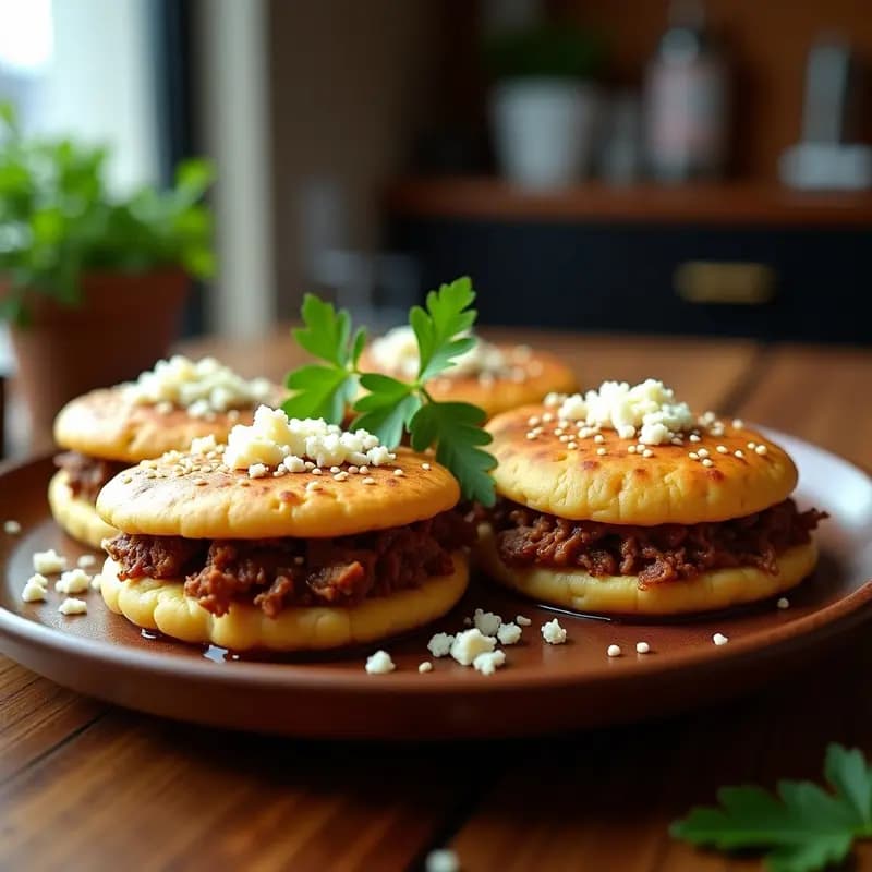 Arepas Venezolanas Rellenas de Carne Mechada: Receta en 25 Minutos con Toque Gourmet