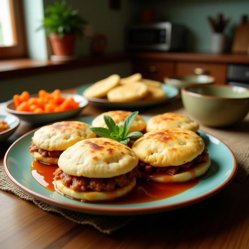 Arepas Venezolanas Rellena de Carne Mechada: Receta Auténtica y Esponjosa en 30 Minutos