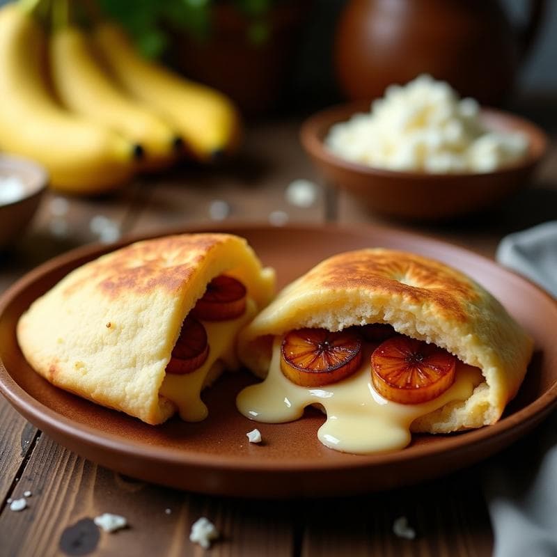 Arepas Rellenas de Plátanos Maduros: Receta Venezolana Tradicional y Ultracremosa