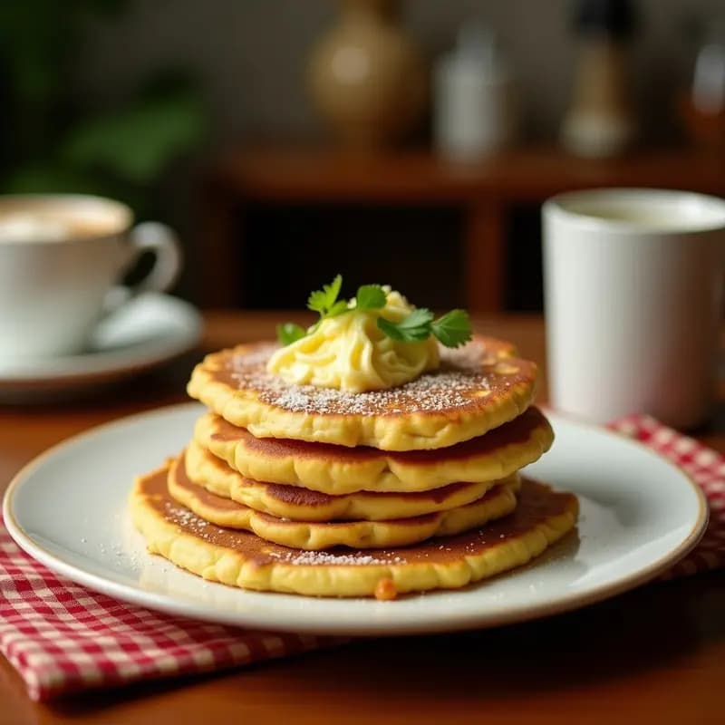 Arepas Dominicanas de Yautía y Queso de Cabra: Desayuno Sin Gluten en Comal