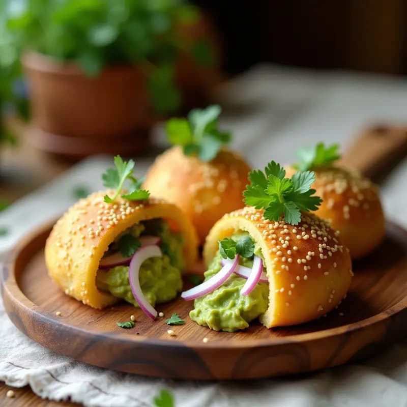 Arepas de Yuca Rellenas de Aguacate: Receta Venezolana Sin Gluten con Toque Gourmet