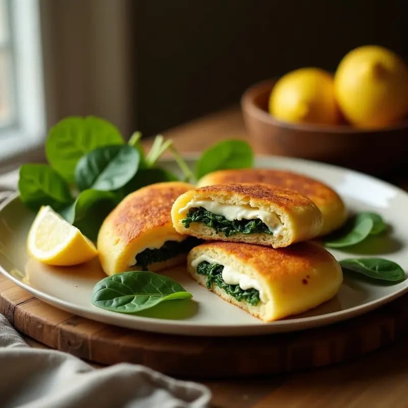 Arepas de Yuca y Espinacas con Relleno de Queso de Anacardos: Receta Sin Harina de Maíz