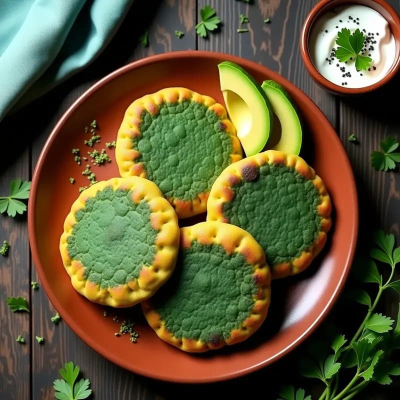 Arepas de Yuca y Espirulina: Desayuno Venezolano Ricas en Hierro y Sin Gluten
