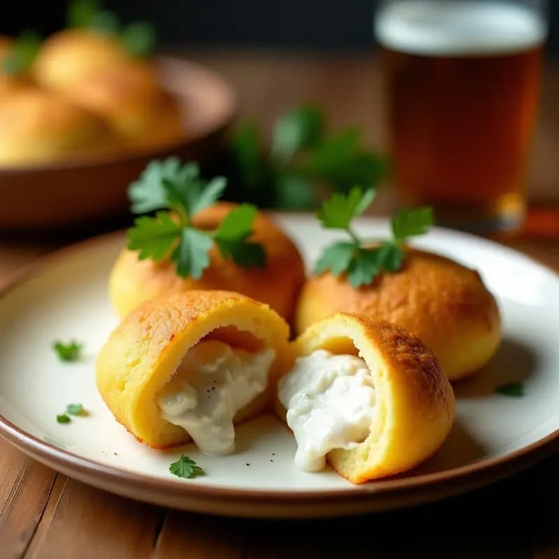 Arepas de Yuca Rellenas de Pescado al Coconut: Receta Venezolana Sin Gluten y Keto